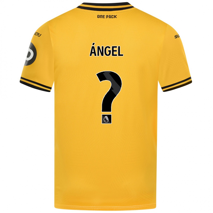 Kinder Dani Ángel #0 Gelb Heimtrikot Trikot 2024/25 T-Shirt Schweiz