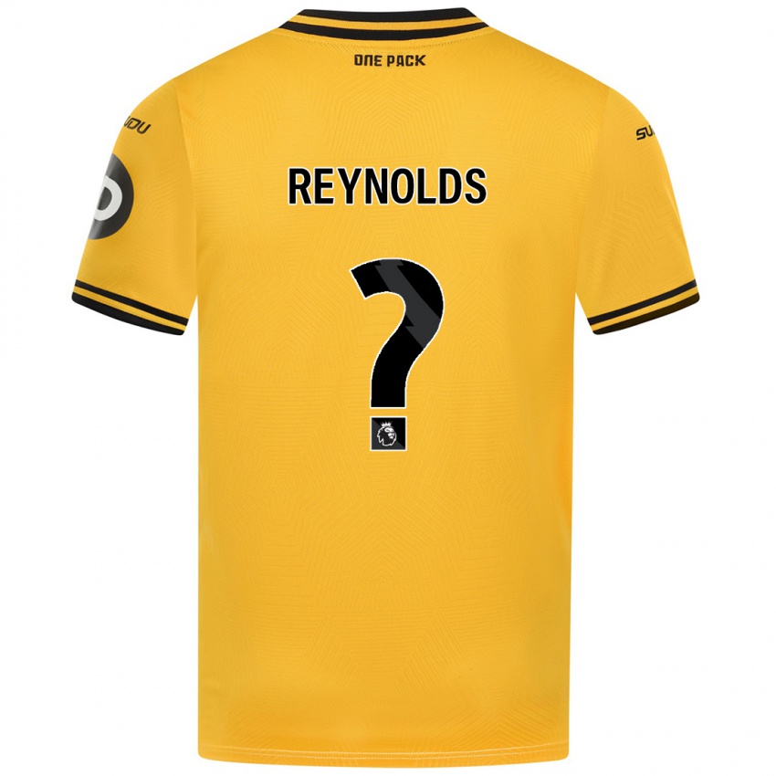 Kinder Fabian Reynolds #0 Gelb Heimtrikot Trikot 2024/25 T-Shirt Schweiz