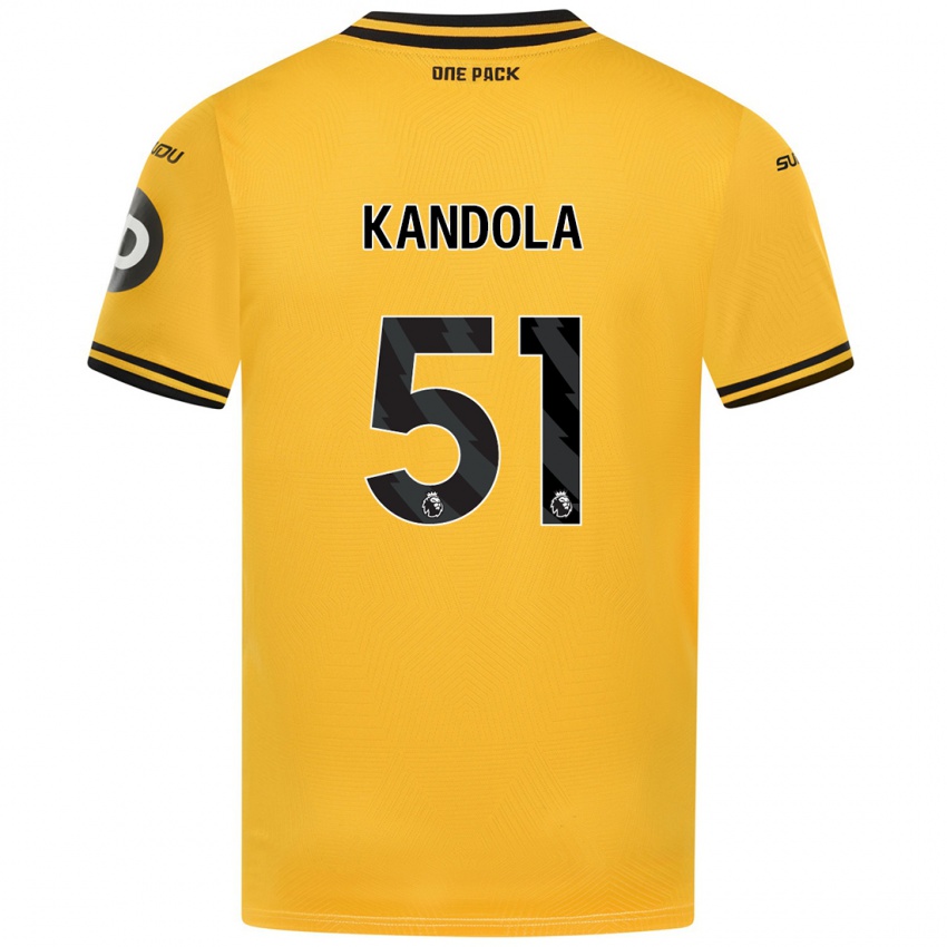 Kinder Kam Kandola #51 Gelb Heimtrikot Trikot 2024/25 T-Shirt Schweiz