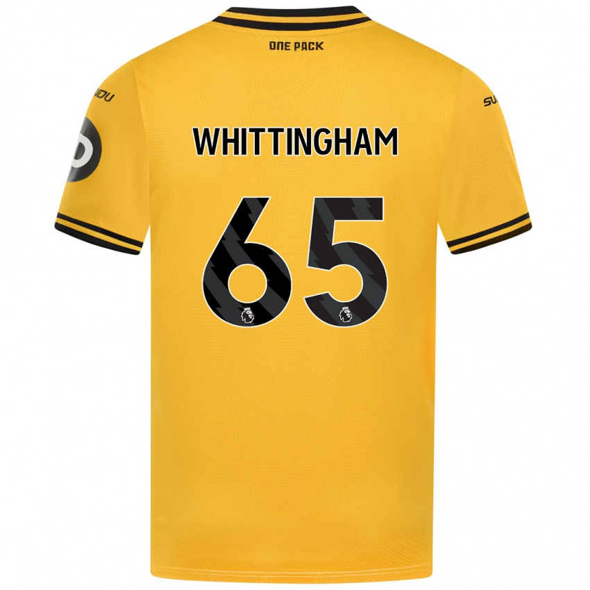 Kinder Matthew Whittingham #65 Gelb Heimtrikot Trikot 2024/25 T-Shirt Schweiz