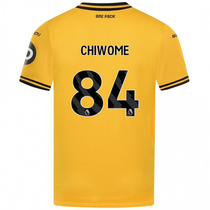 Kinder Leon Chiwome #84 Gelb Heimtrikot Trikot 2024/25 T-Shirt Schweiz