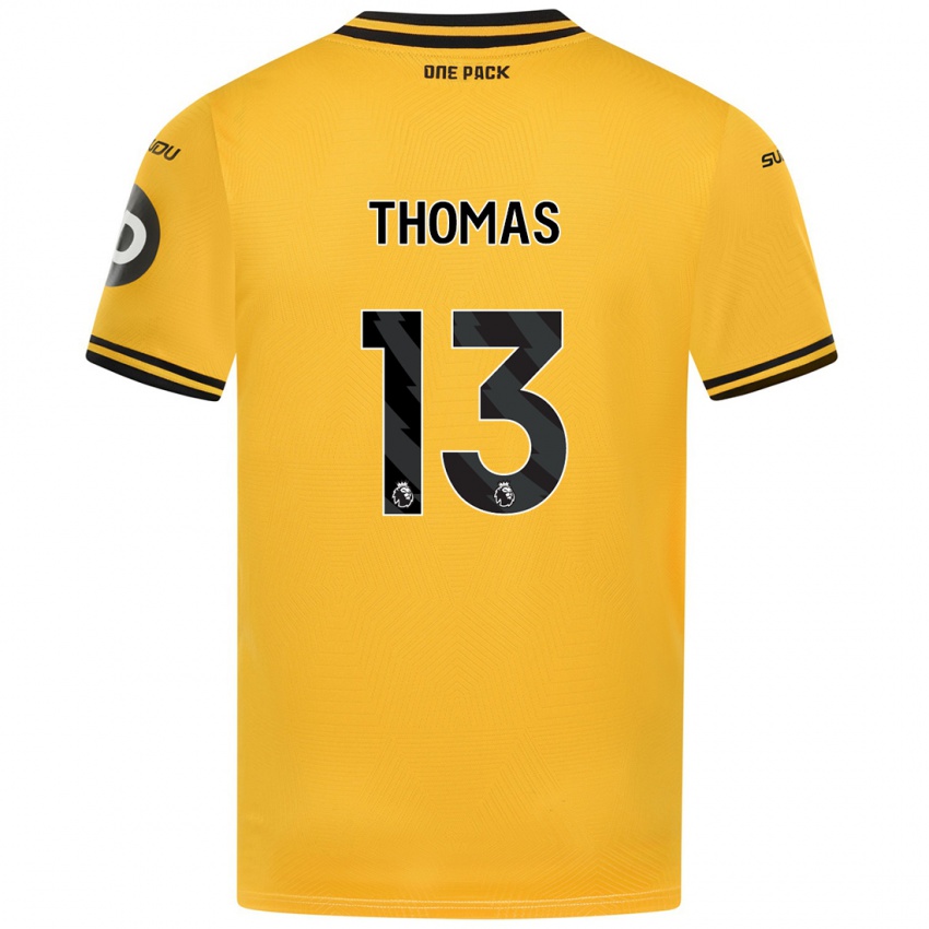 Kinder Bec Thomas #13 Gelb Heimtrikot Trikot 2024/25 T-Shirt Schweiz