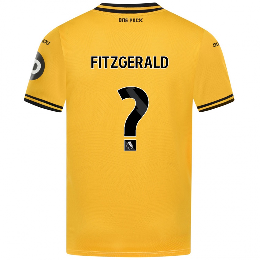 Kinder Kyle Fitzgerald #0 Gelb Heimtrikot Trikot 2024/25 T-Shirt Schweiz