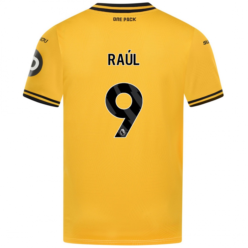 Kinder Raul Jimenez #9 Gelb Heimtrikot Trikot 2024/25 T-Shirt Schweiz