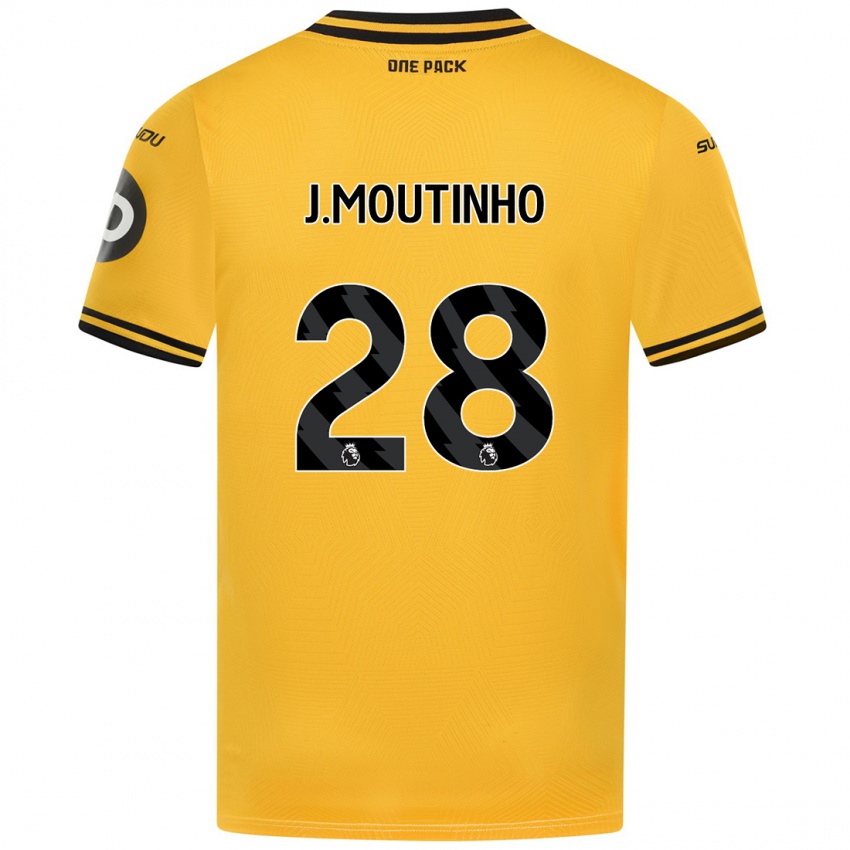 Kinder Joao Moutinho #28 Gelb Heimtrikot Trikot 2024/25 T-Shirt Schweiz