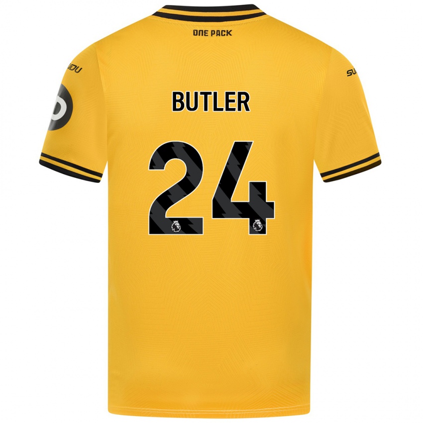 Kinder Elli Butler #24 Gelb Heimtrikot Trikot 2024/25 T-Shirt Schweiz