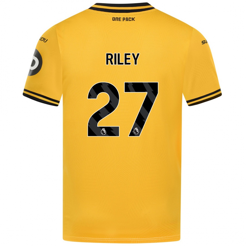 Kinder Lauren Riley #27 Gelb Heimtrikot Trikot 2024/25 T-Shirt Schweiz