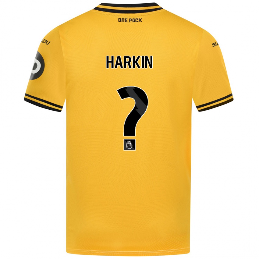 Kinder Lee Harkin #0 Gelb Heimtrikot Trikot 2024/25 T-Shirt Schweiz