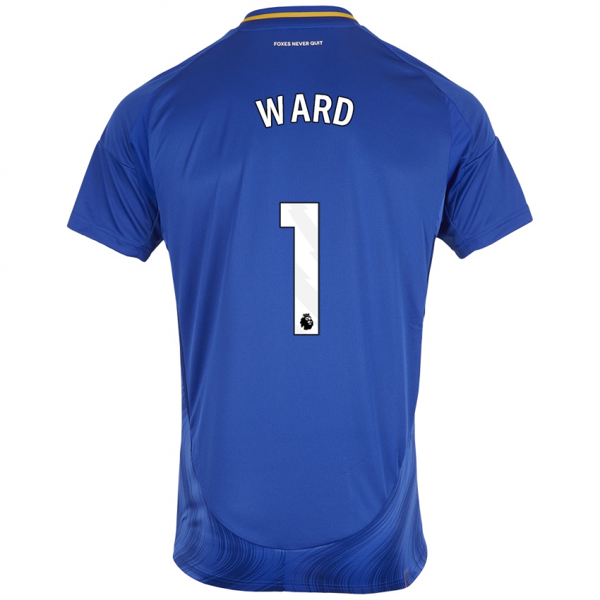 Kinder Danny Ward #1 Blau Weiß Heimtrikot Trikot 2024/25 T-Shirt Schweiz