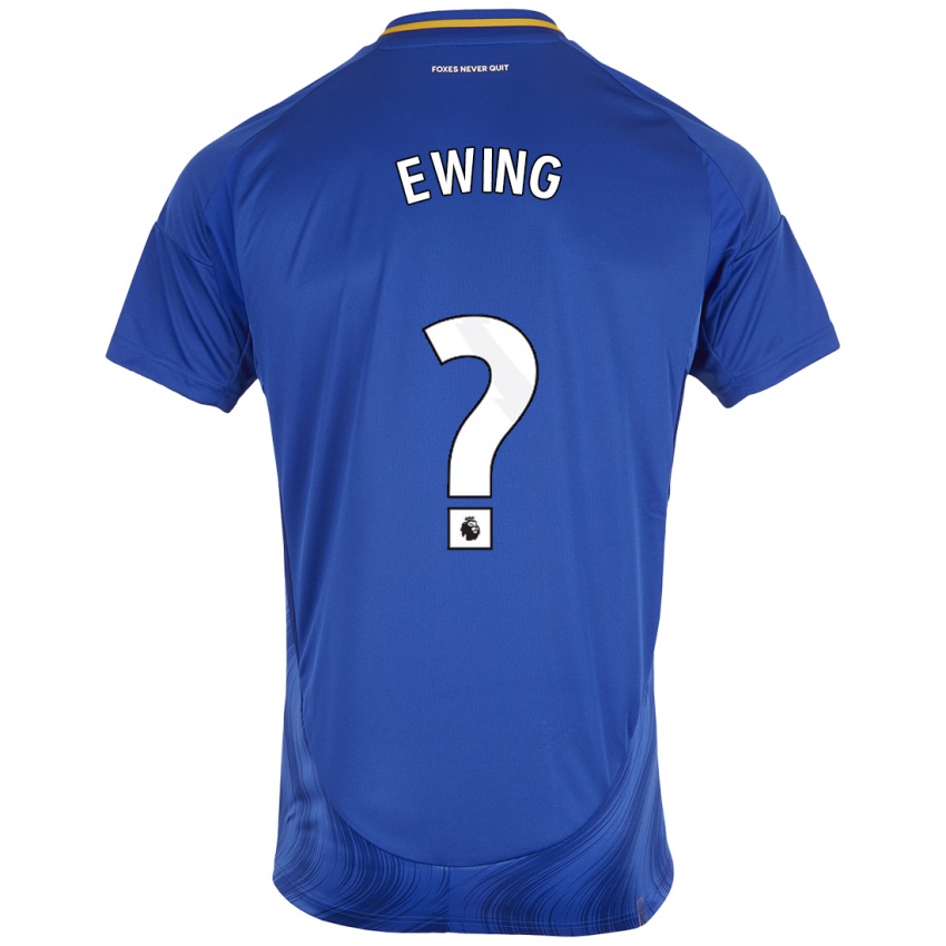 Enfant Maillot Oliver Ewing #0 Bleu Blanc Tenues Domicile 2024/25 T-Shirt Suisse