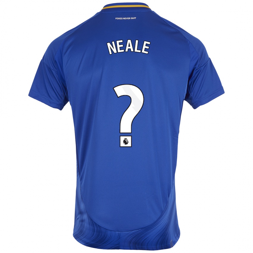 Kinder Tommy Neale #0 Blau Weiß Heimtrikot Trikot 2024/25 T-Shirt Schweiz