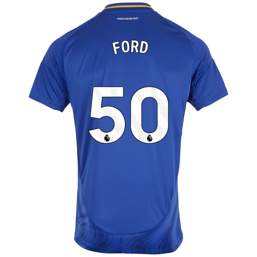 Kinder Harvey Godsmark-Ford #50 Blau Weiß Heimtrikot Trikot 2024/25 T-Shirt Schweiz