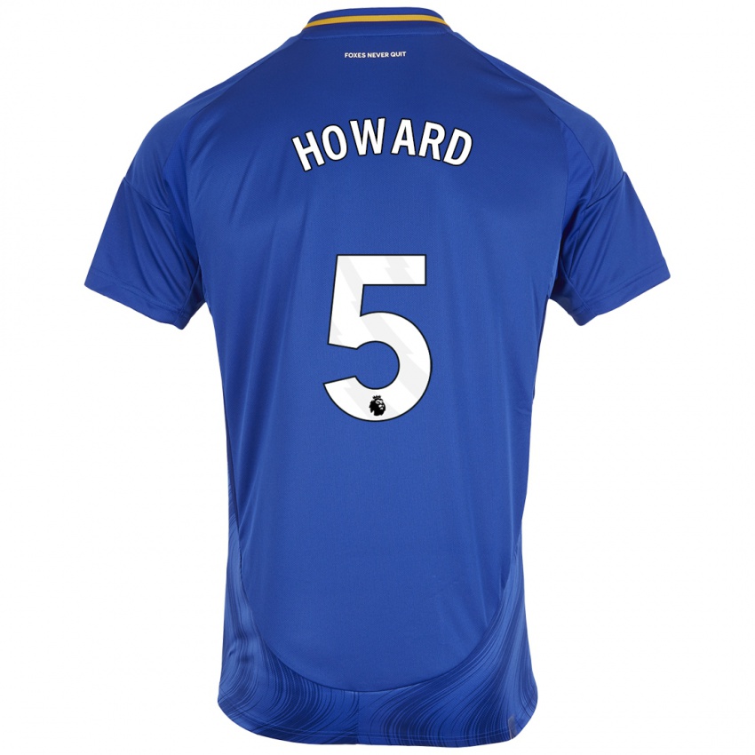 Kinder Sophie Howard #5 Blau Weiß Heimtrikot Trikot 2024/25 T-Shirt Schweiz