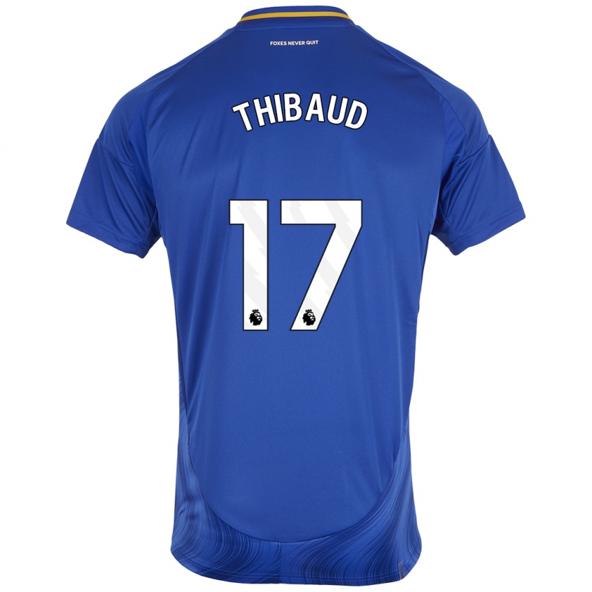 Kinder Julie Thibaud #17 Blau Weiß Heimtrikot Trikot 2024/25 T-Shirt Schweiz