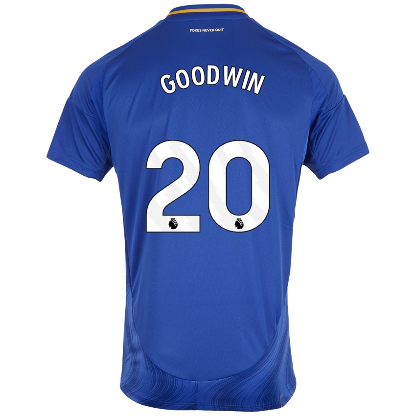 Kinder Missy Goodwin #20 Blau Weiß Heimtrikot Trikot 2024/25 T-Shirt Schweiz