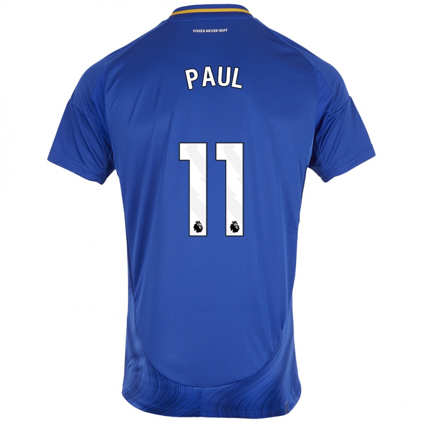 Kinder Lachante Paul #11 Blau Weiß Heimtrikot Trikot 2024/25 T-Shirt Schweiz