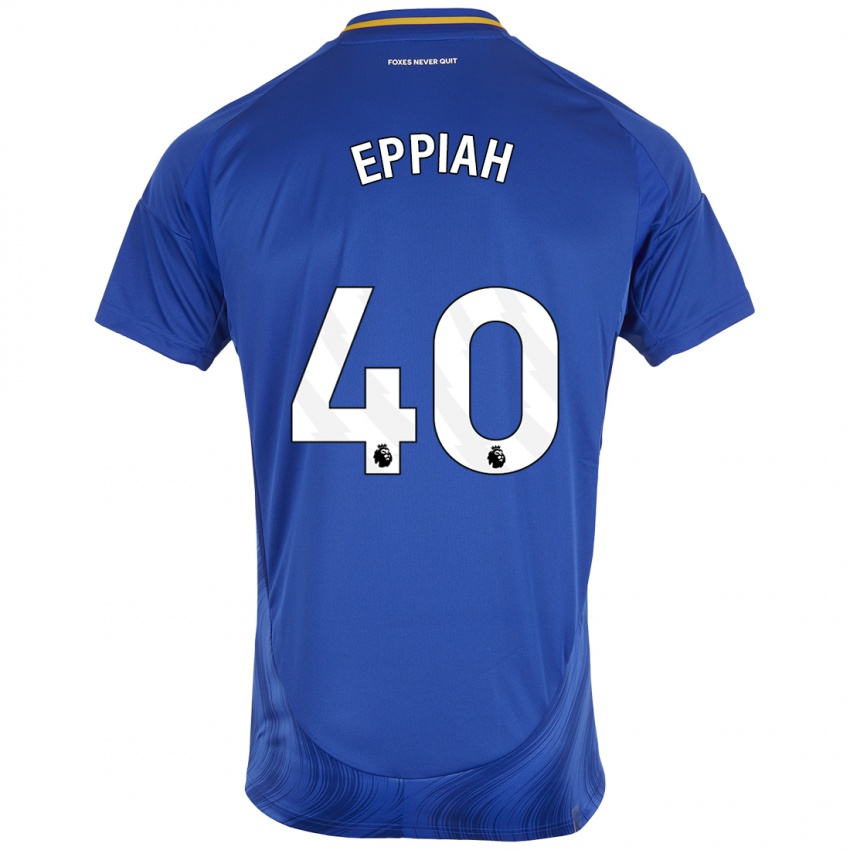 Kinder Josh Eppiah #40 Blau Weiß Heimtrikot Trikot 2024/25 T-Shirt Schweiz