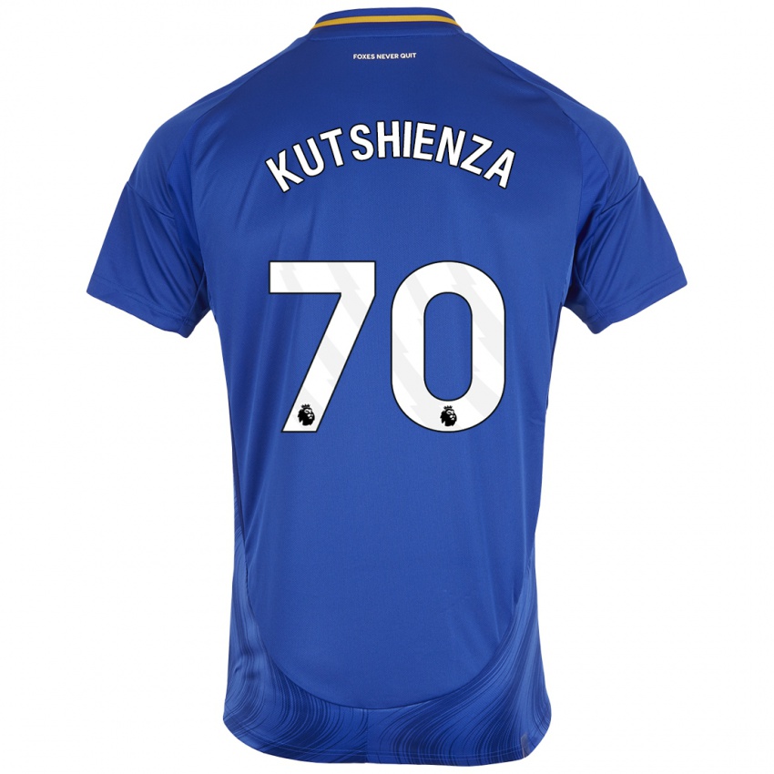 Kinder Jesper Kutshienza #70 Blau Weiß Heimtrikot Trikot 2024/25 T-Shirt Schweiz