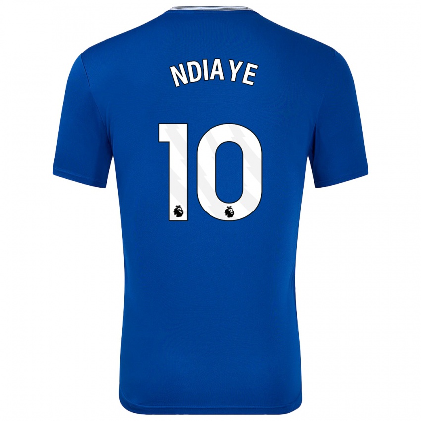 Enfant Maillot Iliman Ndiaye #10 Bleu Avec Tenues Domicile 2024/25 T-Shirt Suisse