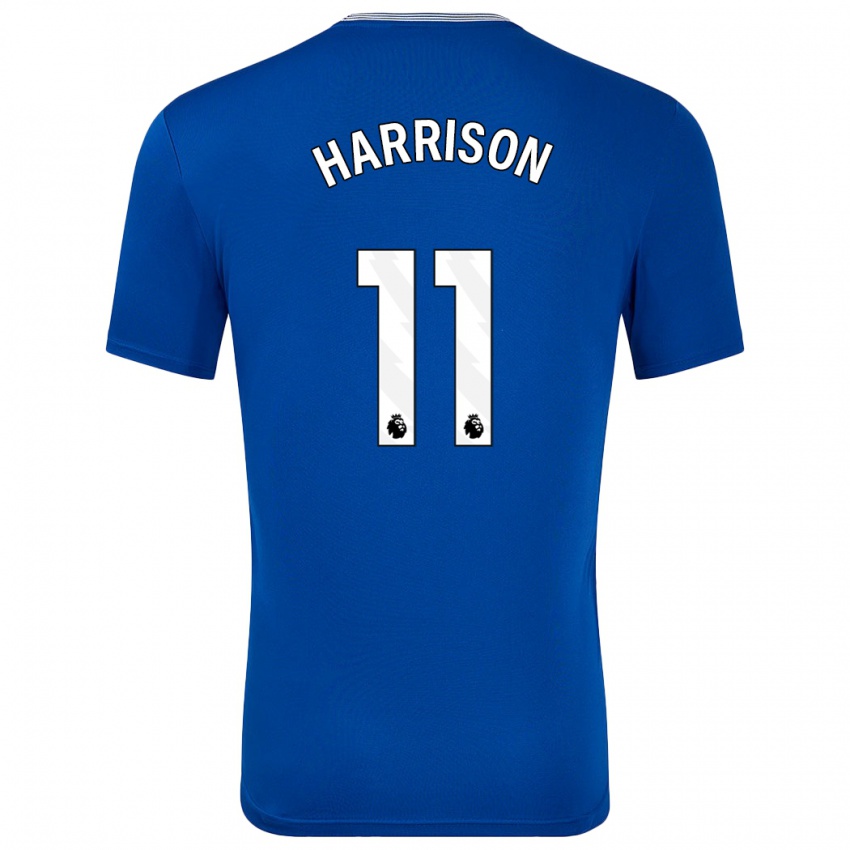 Enfant Maillot Jack Harrison #11 Bleu Avec Tenues Domicile 2024/25 T-Shirt Suisse