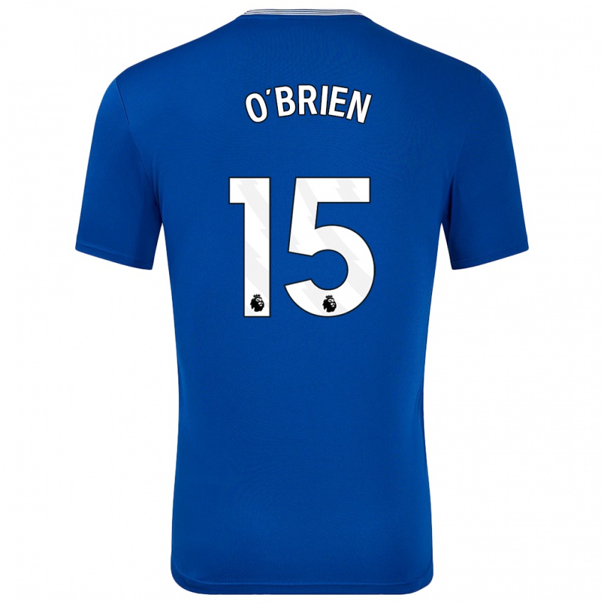 Kinder Jake O'brien #15 Blau Mit Heimtrikot Trikot 2024/25 T-Shirt Schweiz