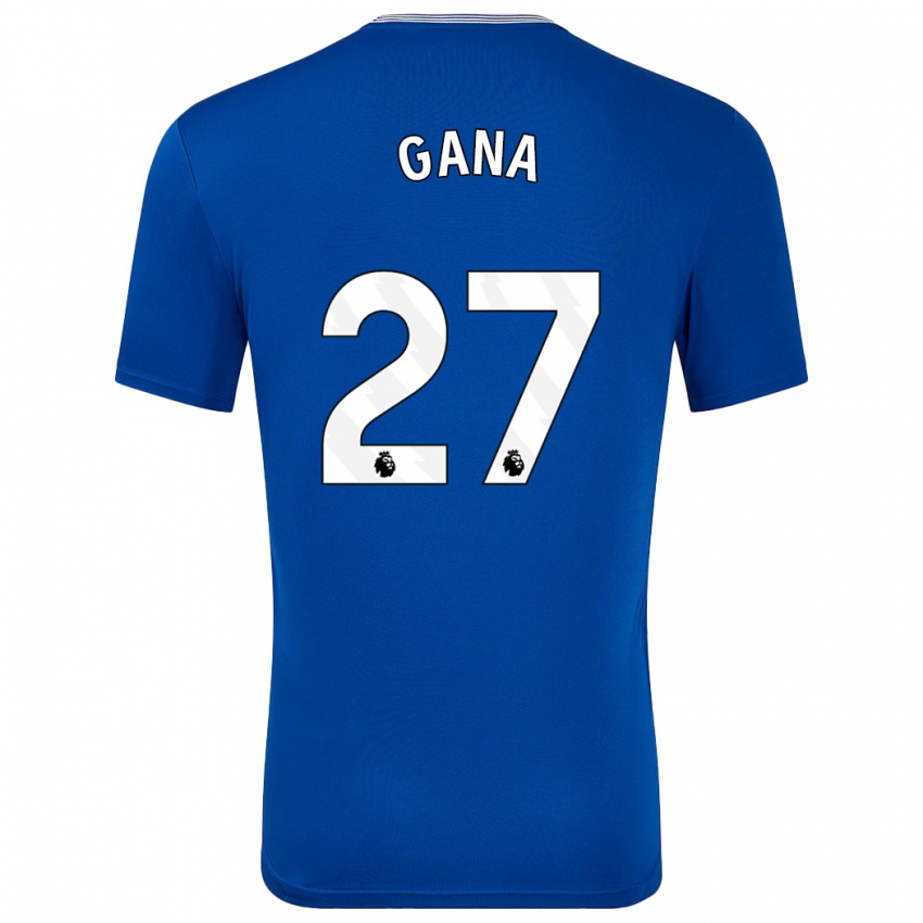 Kinder Idrissa Gueye #27 Blau Mit Heimtrikot Trikot 2024/25 T-Shirt Schweiz