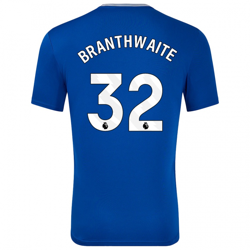 Enfant Maillot Jarrad Branthwaite #32 Bleu Avec Tenues Domicile 2024/25 T-Shirt Suisse