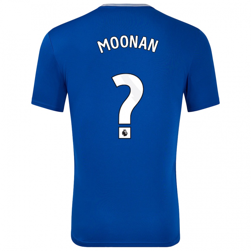 Enfant Maillot Bradley Moonan #0 Bleu Avec Tenues Domicile 2024/25 T-Shirt Suisse