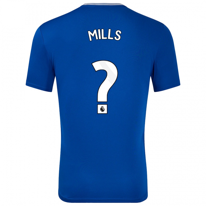 Enfant Maillot Stanley Mills #0 Bleu Avec Tenues Domicile 2024/25 T-Shirt Suisse