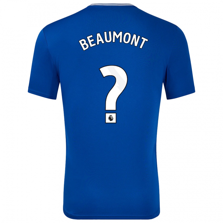 Enfant Maillot Jacob Beaumont-Clark #0 Bleu Avec Tenues Domicile 2024/25 T-Shirt Suisse