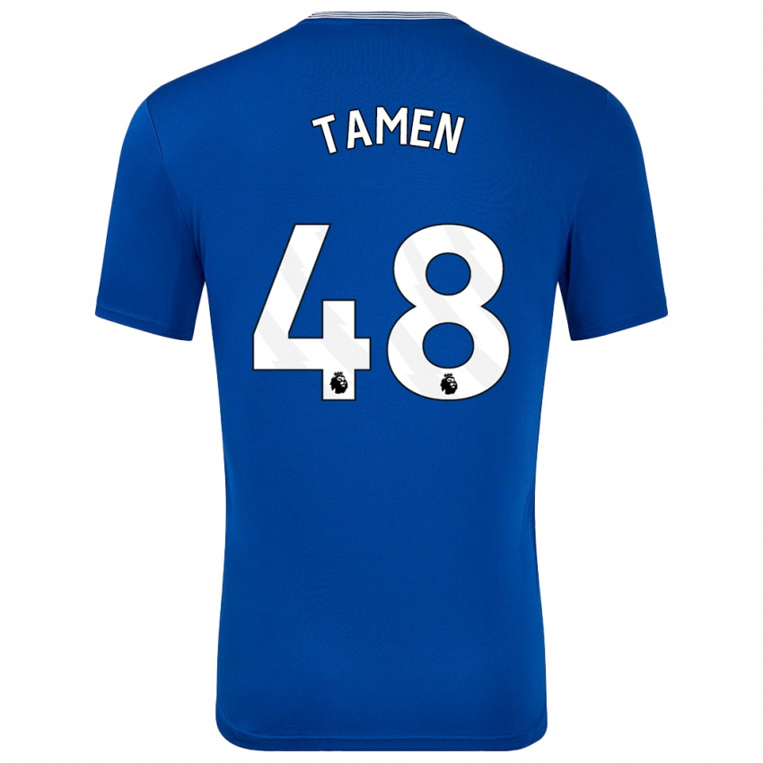 Kinder William Tamen #48 Blau Mit Heimtrikot Trikot 2024/25 T-Shirt Schweiz