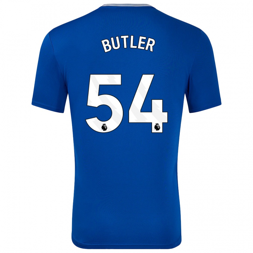 Enfant Maillot Jack Butler #54 Bleu Avec Tenues Domicile 2024/25 T-Shirt Suisse