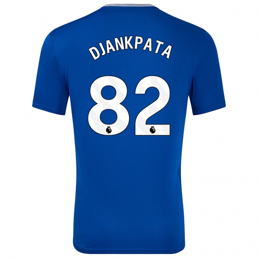 Kinder Halid Djankpata #82 Blau Mit Heimtrikot Trikot 2024/25 T-Shirt Schweiz