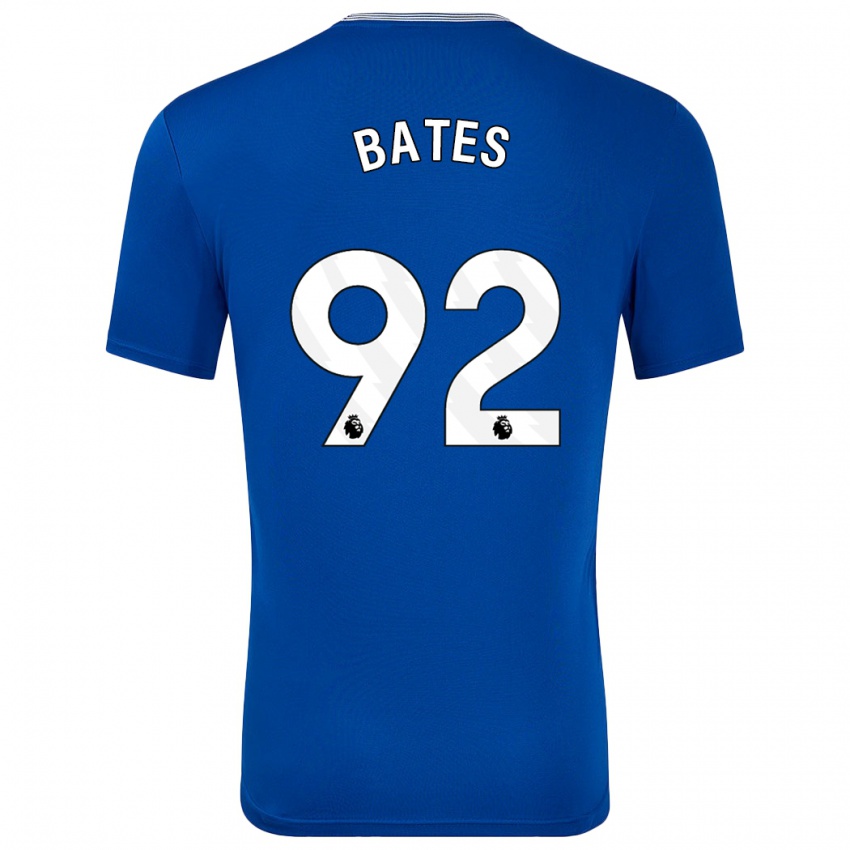 Enfant Maillot Callum Bates #92 Bleu Avec Tenues Domicile 2024/25 T-Shirt Suisse