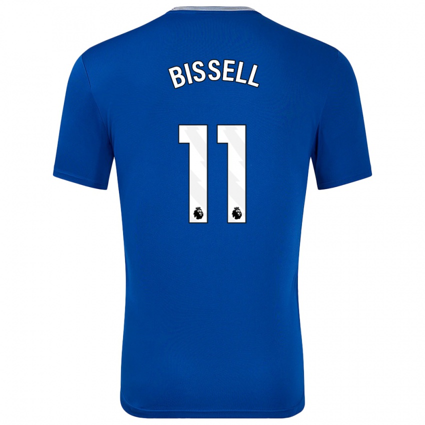 Kinder Emma Bissell #11 Blau Mit Heimtrikot Trikot 2024/25 T-Shirt Schweiz