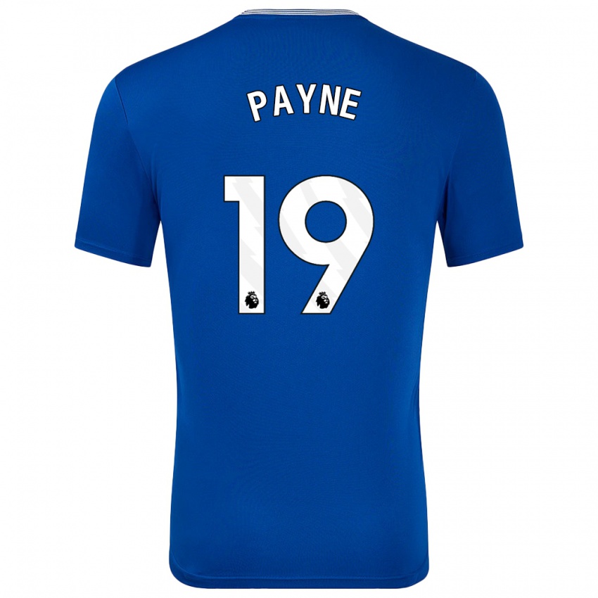 Enfant Maillot Heather Payne #19 Bleu Avec Tenues Domicile 2024/25 T-Shirt Suisse