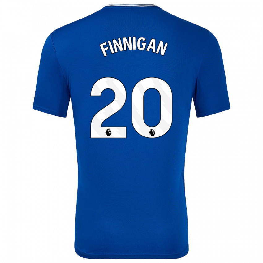 Enfant Maillot Megan Finnigan #20 Bleu Avec Tenues Domicile 2024/25 T-Shirt Suisse