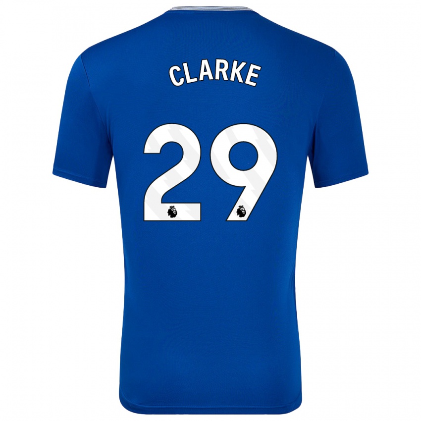 Enfant Maillot Abbey Clarke #29 Bleu Avec Tenues Domicile 2024/25 T-Shirt Suisse