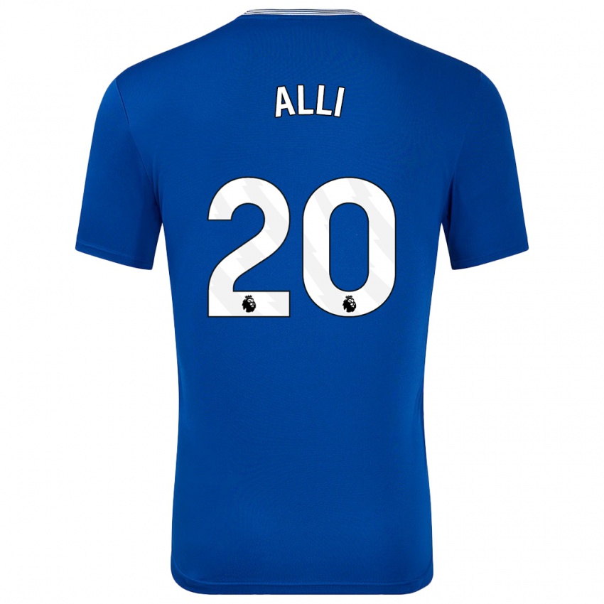 Kinder Dele Alli #20 Blau Mit Heimtrikot Trikot 2024/25 T-Shirt Schweiz