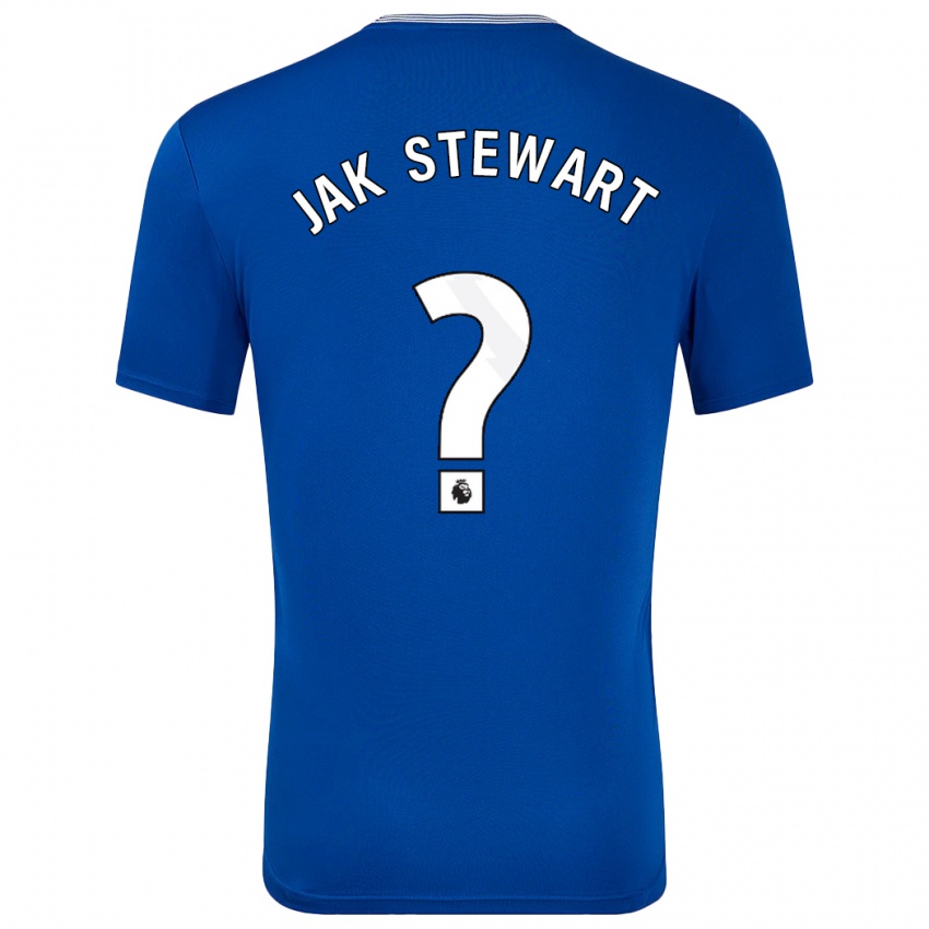 Enfant Maillot Jak Stewart #0 Bleu Avec Tenues Domicile 2024/25 T-Shirt Suisse