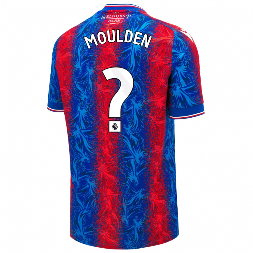 Enfant Maillot Louie Moulden #0 Rayures Rouges Et Bleues Tenues Domicile 2024/25 T-Shirt Suisse