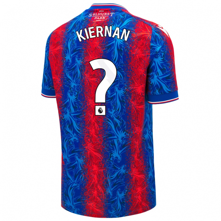 Enfant Maillot Brendan Kiernan #0 Rayures Rouges Et Bleues Tenues Domicile 2024/25 T-Shirt Suisse