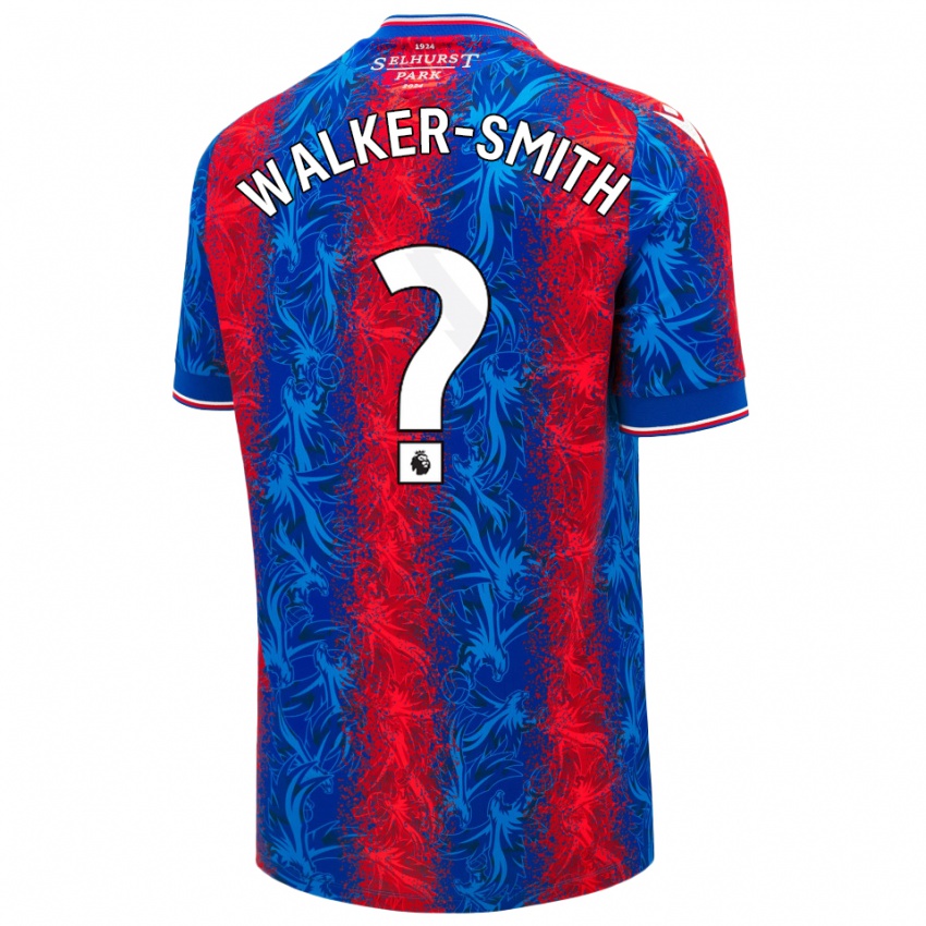 Enfant Maillot Charlie Walker-Smith #0 Rayures Rouges Et Bleues Tenues Domicile 2024/25 T-Shirt Suisse