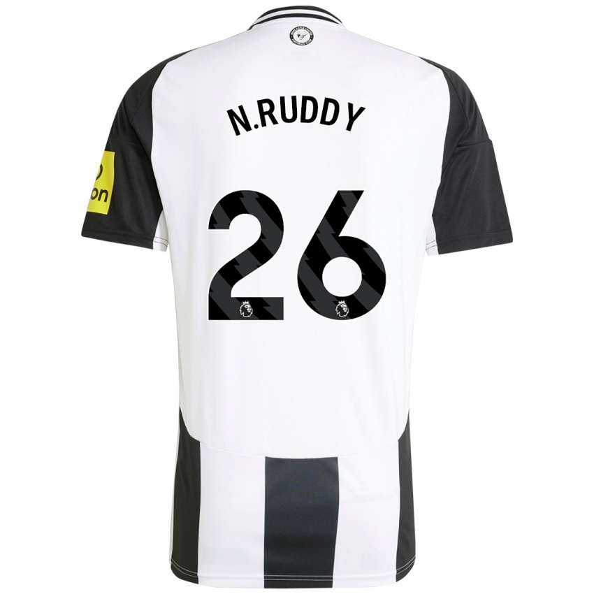 Kinder John Ruddy #26 Weiß Schwarz Heimtrikot Trikot 2024/25 T-Shirt Schweiz