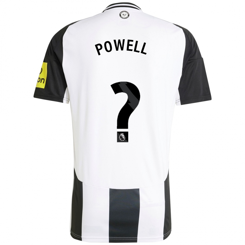 Kinder Harry Powell #0 Weiß Schwarz Heimtrikot Trikot 2024/25 T-Shirt Schweiz