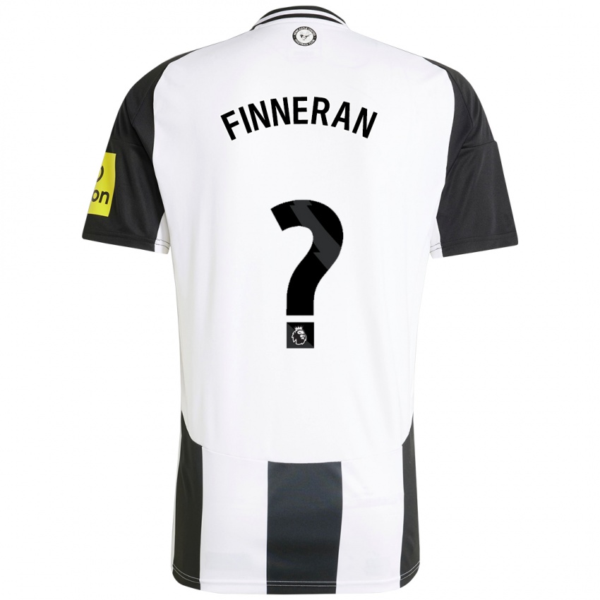 Kinder Rory Finneran #0 Weiß Schwarz Heimtrikot Trikot 2024/25 T-Shirt Schweiz