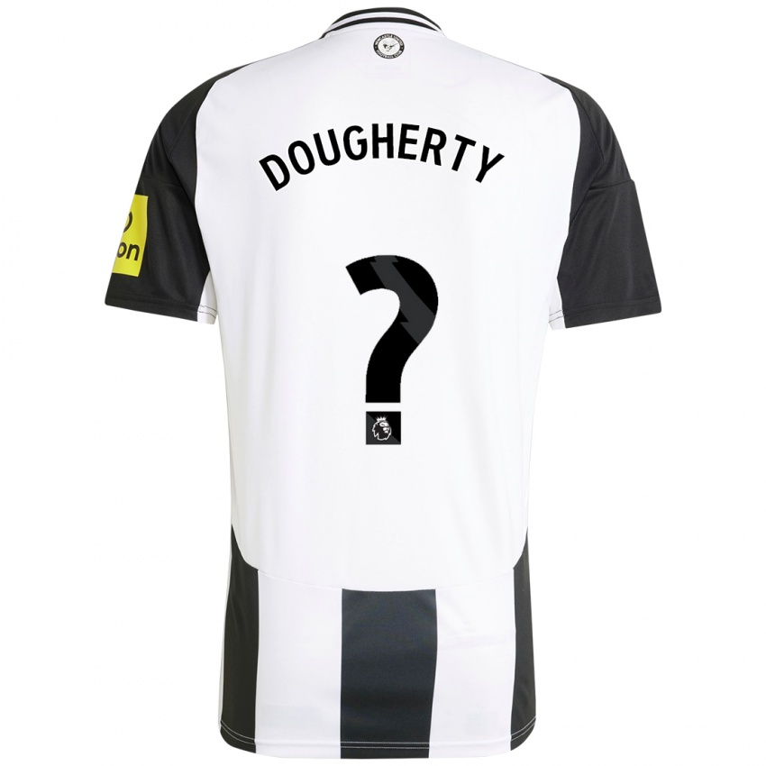 Kinder Ryan Dougherty #0 Weiß Schwarz Heimtrikot Trikot 2024/25 T-Shirt Schweiz