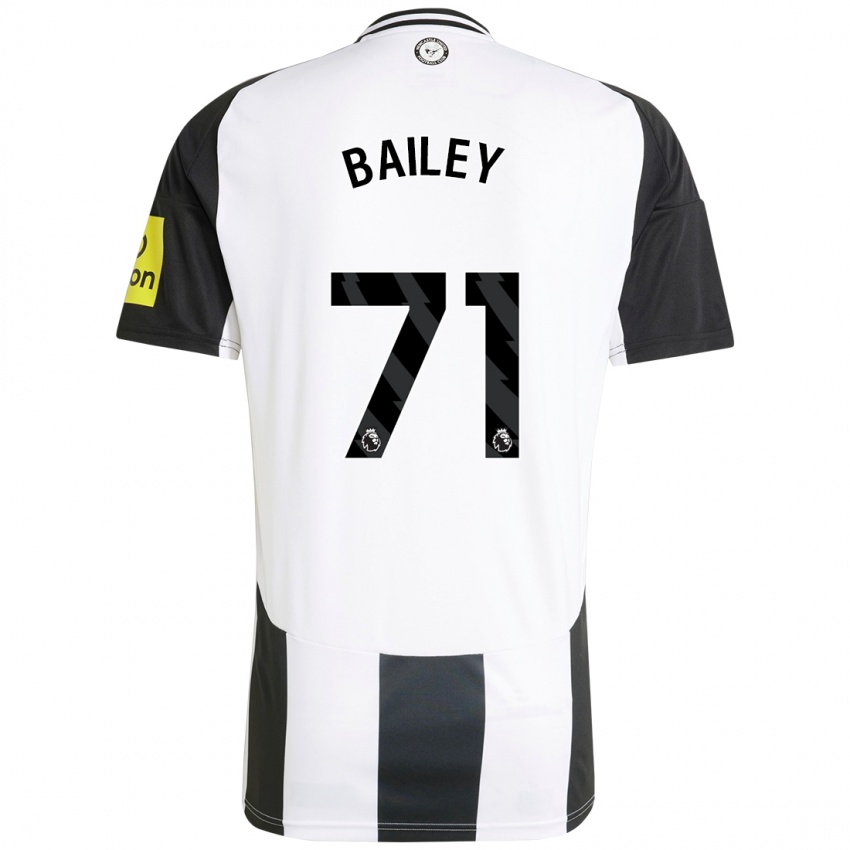 Kinder Scott Bailey #71 Weiß Schwarz Heimtrikot Trikot 2024/25 T-Shirt Schweiz