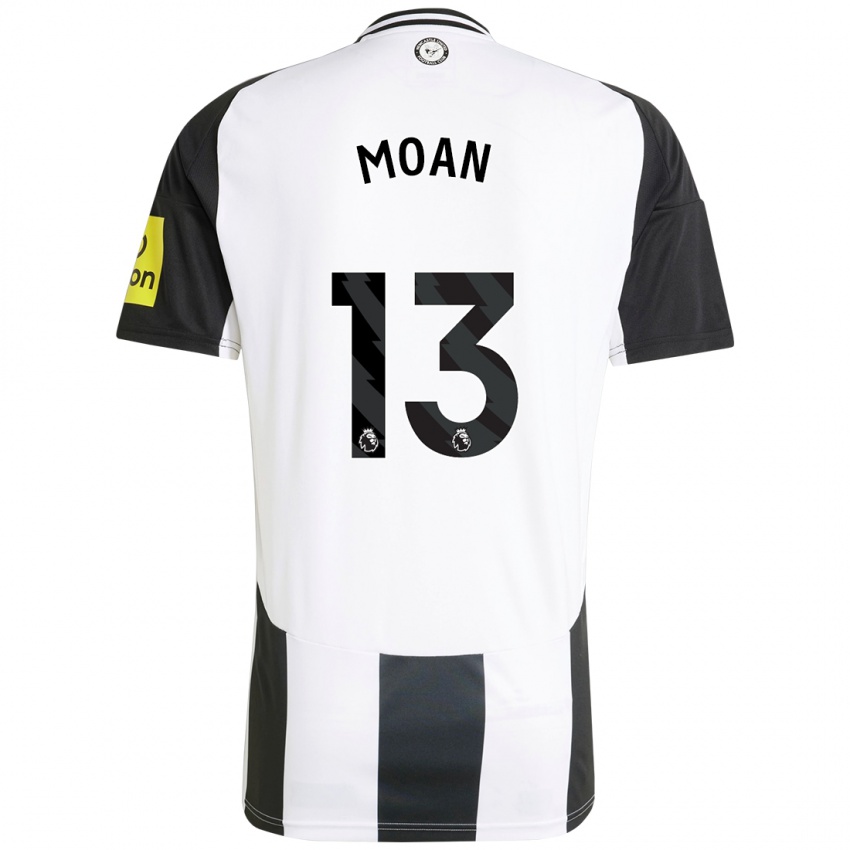 Kinder Claudia Moan #13 Weiß Schwarz Heimtrikot Trikot 2024/25 T-Shirt Schweiz