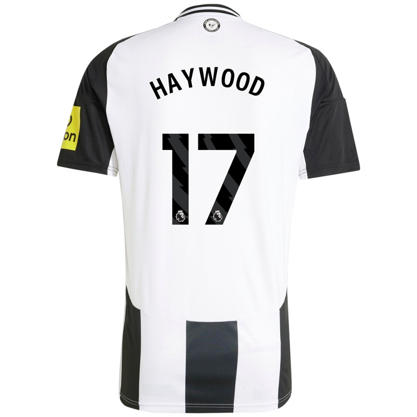 Kinder Sophie Haywood #17 Weiß Schwarz Heimtrikot Trikot 2024/25 T-Shirt Schweiz